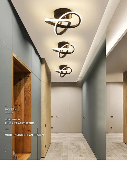 GlowStruct Modern Clover LED Ceiling Light