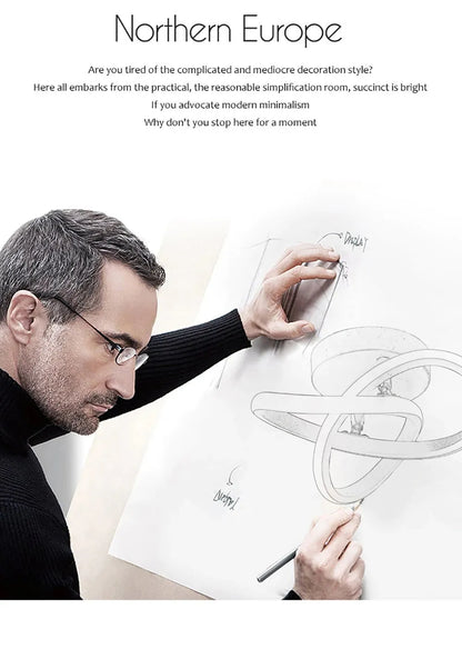 GlowStruct Modern Clover LED Ceiling Light