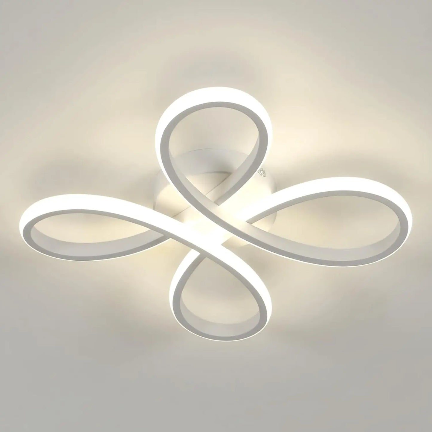 Modern Flowing Loop LED Ceiling Light, 30W