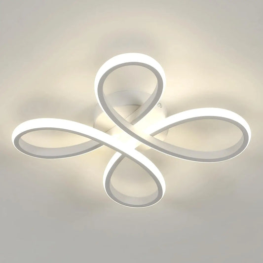 Modern Flowing Loop LED Ceiling Light, 30W