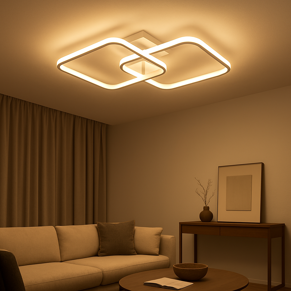 Modern LED Ceiling Light in Contemporary Setting