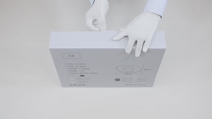 Modern LED Dual Ring Ceiling Lamp, Dimmable with Remote Control, 40W