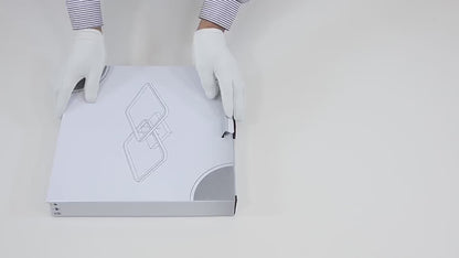 LED Dual Square Ceiling Light Dimmable, Remote Control, 50W,